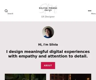 Silviamaggidesign.com(Silvia Maggi Design) Screenshot