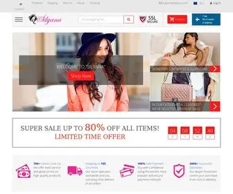 Silyana.com(Buy Women`s Apparel And Accessories Online) Screenshot