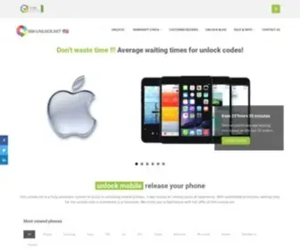 Sim-Unlock.net(At you can unlock your phone. Website) Screenshot
