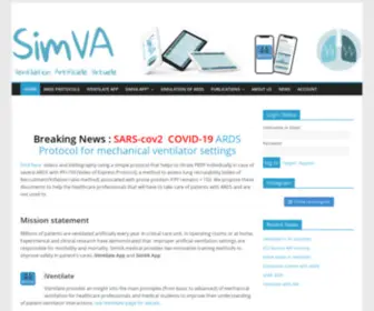 Sim-VA.com(Simulation of Mechanical Ventilation) Screenshot