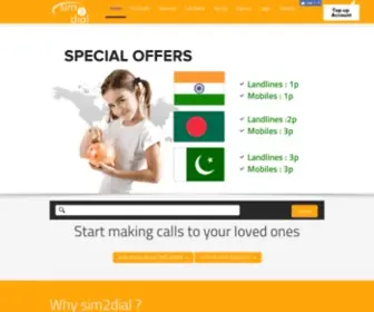 Sim2Dial.com(Sim2Dial) Screenshot