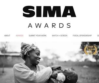 Simaawards.org(Global impact media awards) Screenshot