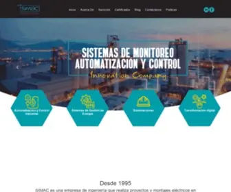 Simac.com.co(Sistemas de monitoreo automatización y control) Screenshot