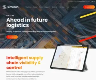 Simacan.com(Ahead in future logistics) Screenshot