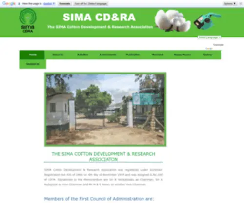 SimaCDra.org(SIMA CD & RA) Screenshot