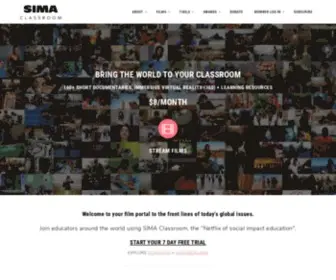 Simaclassroom.com(SIMA Classroom) Screenshot