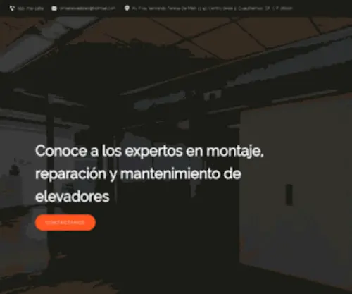 Simaelevadores.com.mx(Mantenimiento de elevadores) Screenshot