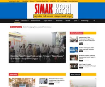 Simakkepri.com(Simak Kepri) Screenshot