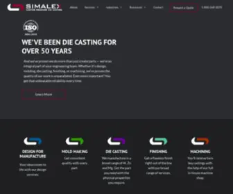 Simalex.com(Die Casting Manufacturers) Screenshot