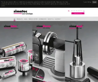 Simalube.com(Products for maintaining roller bearings) Screenshot