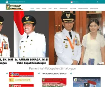 Simalungunkab.go.id(Situs Resmi Pemerintah Kabupaten Simalungun) Screenshot