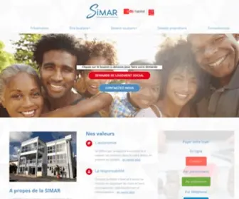 Simar.fr(La société immobilière de la Martinique) Screenshot