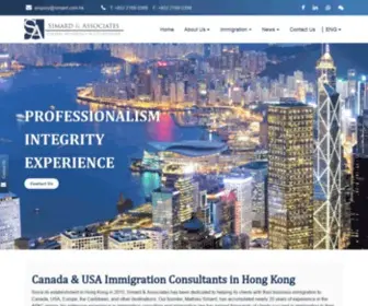 Simard.com.hk(Simard & Associates) Screenshot