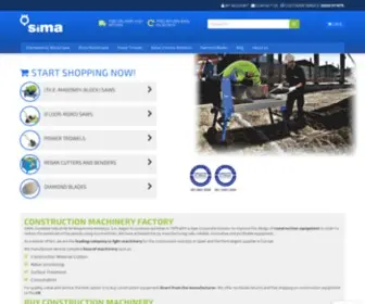 Simasa.co.uk(Buy Construction Equipment Online) Screenshot