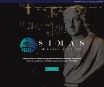 Simasgovlaw.com(Simas & Associates) Screenshot