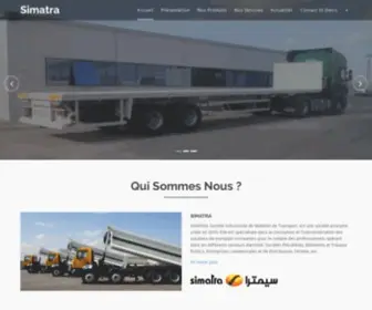 Simatratunisie.com(Simatra) Screenshot
