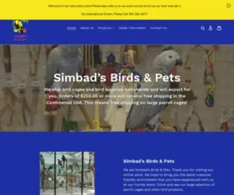 Simbadsbirds.com(Simbad's Birds & Pets) Screenshot