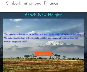 Simbafinance.com(Simba International Finance) Screenshot