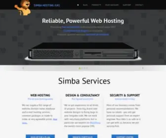 Simbahosting.co.uk(Simba Hosting) Screenshot