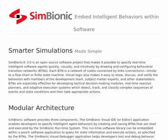 Simbionic.com(SimBionic 3.0) Screenshot