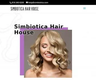 Simbiotica.com(Simbiotica Hair House) Screenshot