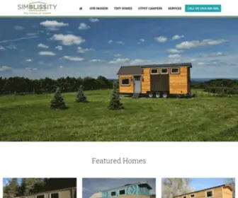 Simblissitytinyhomes.com(SimBLISSity Tiny Homes) Screenshot