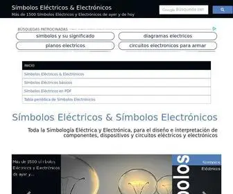 Simbologia-Electronica.com(Símbolos Eléctricos) Screenshot