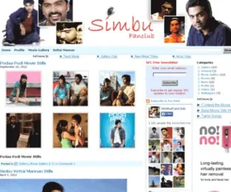Simbufanclub.com(A Site Exclusively for Simbu fans) Screenshot