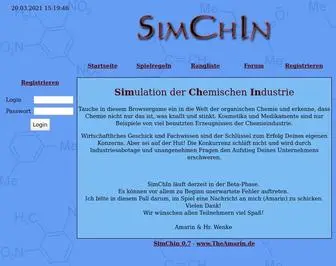 Simchin.de(Chemscool) Screenshot