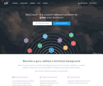 Simcloud.com(Website Design) Screenshot