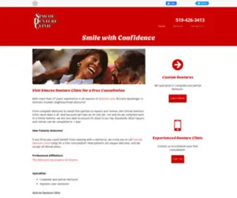 Simcoedentureclinic.ca(Simcoe Denture Clinic) Screenshot