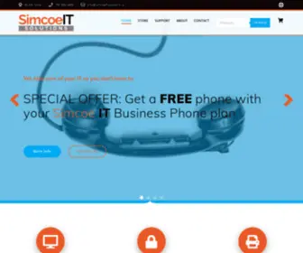 Simcoeitsolutions.ca(Simcoe IT Solutions Inc) Screenshot