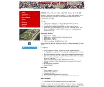 Simcoekartclub.com(Simcoe Kart Club) Screenshot