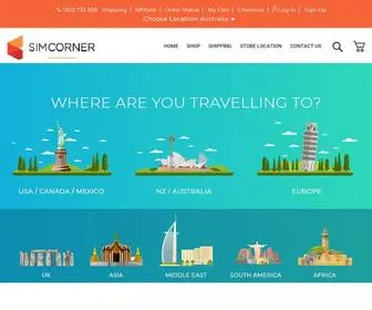 Simcorner.com(SimCorner® Australia) Screenshot