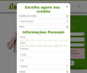 Simcreditemprestimos.com.br(CREDIT PESSOAL E CONSIGNADO) Screenshot