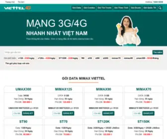 Simdataviettel.com(Đăng ký gói cước Viettel 4G) Screenshot