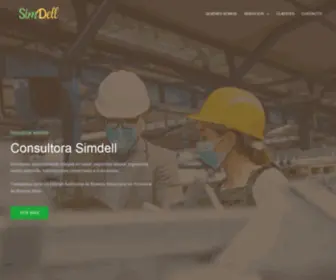 Simdell.com(Consultora Simdell) Screenshot