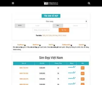 SimdepVietnam.vn(Sim Đẹp Việt Nam) Screenshot