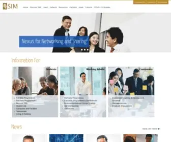 Sim.edu.sg(Academic Programmes) Screenshot
