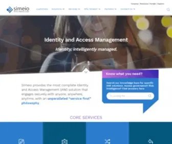Simeiosolutions.com(Simeio Solutions) Screenshot