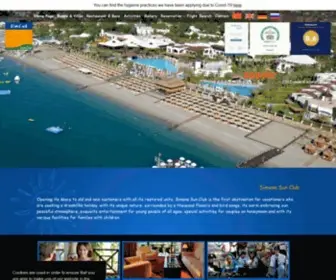 Simenasunclub.com(Simena Sun Club) Screenshot