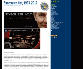 Simeontenholt.com(Simeon ten Holt) Screenshot