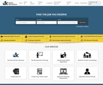 SimeqTechnologies.com(DK Global Recruitment) Screenshot