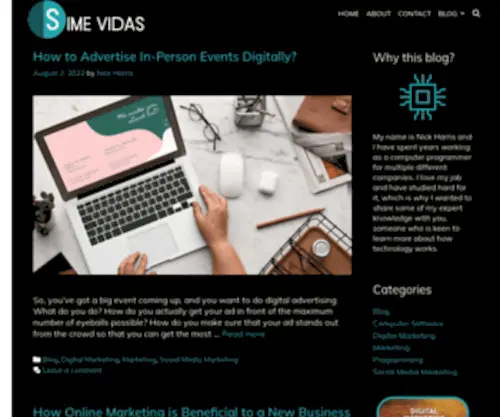 Simevidas.com(Sime Vidas) Screenshot
