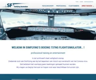 Simflying.nl(Kom vliegen in onze Boeing 737 simulator in Amsterdam) Screenshot