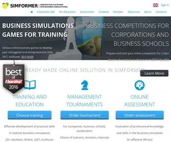 Simformer.com(Business simulation) Screenshot