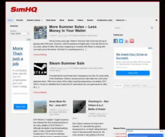Simhq.net(SimHQ redux) Screenshot