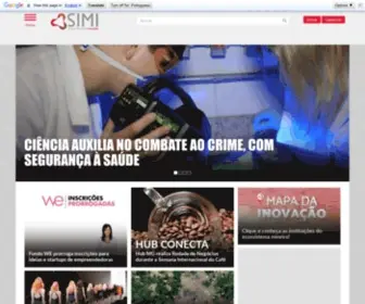 Simi.org.br(Sistema Mineiro de Inovação) Screenshot
