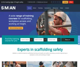 Simian-Risk.com(Scaffolding Health & Safety Training And Consultancy) Screenshot