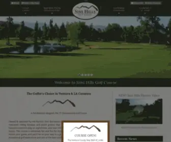 Simihillsgolf.com(Simi Hills Golf Course) Screenshot